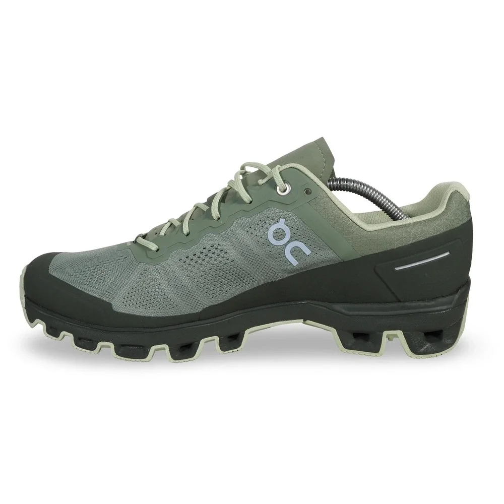 On Cloudventure Mens 11.5 Green Missiongrip Trail Running Hiking Shoes